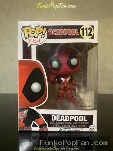 Funko Pop! Marvel #112 Deadpool Vinyl Figure Bobblehead Vaulted Collectible With Protector - Funko Pop Figure