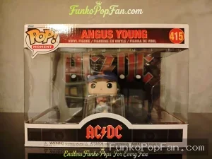 Funko Pop! AC/DC Angus Young #415 Vinyl Figure Bobblehead Vaulted Collectible With Protector - Funko Pop Figure