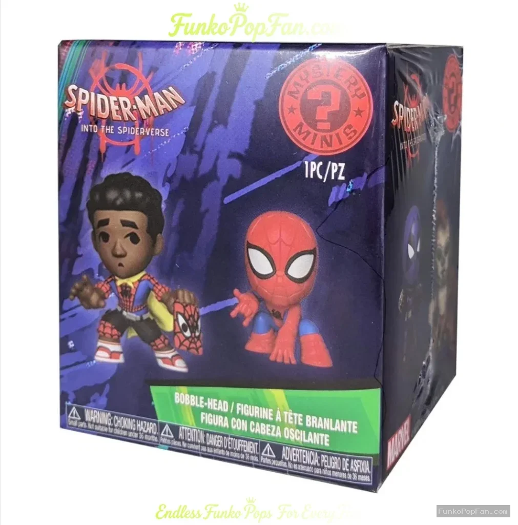 Funko Pop! Spider-Man: Into the Spider-Verse Mystery Minis #102 (Chase) Vinyl Figure Bobblehead Vaul - Funko Pop Figure