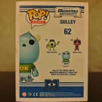 Funko Pop! Disney Monsters University Sulley #62 (SDCC 2013 Metallic) Vinyl Figure Bobblehead Vaulte - Funko Pop Figure