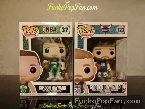 Bundle Funko Pop NBA Sports #37 Gordon Hayward Boston Celtics / #123 Gordon Hayward Charlotte Hornet - Funko Pop Figure