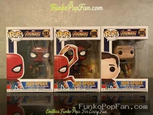 Bundle Funko Pop Marvel Avengers Infinity War #287/#300/#305 Iron Spider Vinyl Figure Bobblehead Vau - Funko Pop Figure