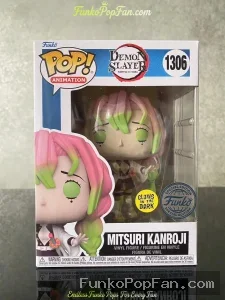 Funko Pop! Animation Demon Slayer #1306 Mitsuri Kanroji (Glow in the Dark) Vinyl Figure Bobblehead V - Funko Pop Figure