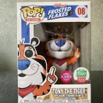 Funko Pop! Ad Icons Frosted Flakes #08 Tony The Tiger Flocked Limited LE 2000 Pcs Vinyl Figure Bobbl - Funko Pop Figure