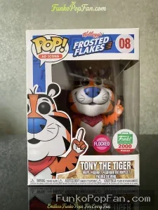Funko Pop! Ad Icons Frosted Flakes #08 Tony The Tiger Flocked Limited LE 2000 Pcs Vinyl Figure Bobbl - Funko Pop Figure