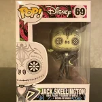 Funko Pop! Disney Jack Skellington #69 Vinyl Figure Bobblehead Vaulted Collectible With Protector - Funko Pop Figure