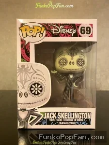 Funko Pop! Disney Jack Skellington #69 Vinyl Figure Bobblehead Vaulted Collectible With Protector - Funko Pop Figure