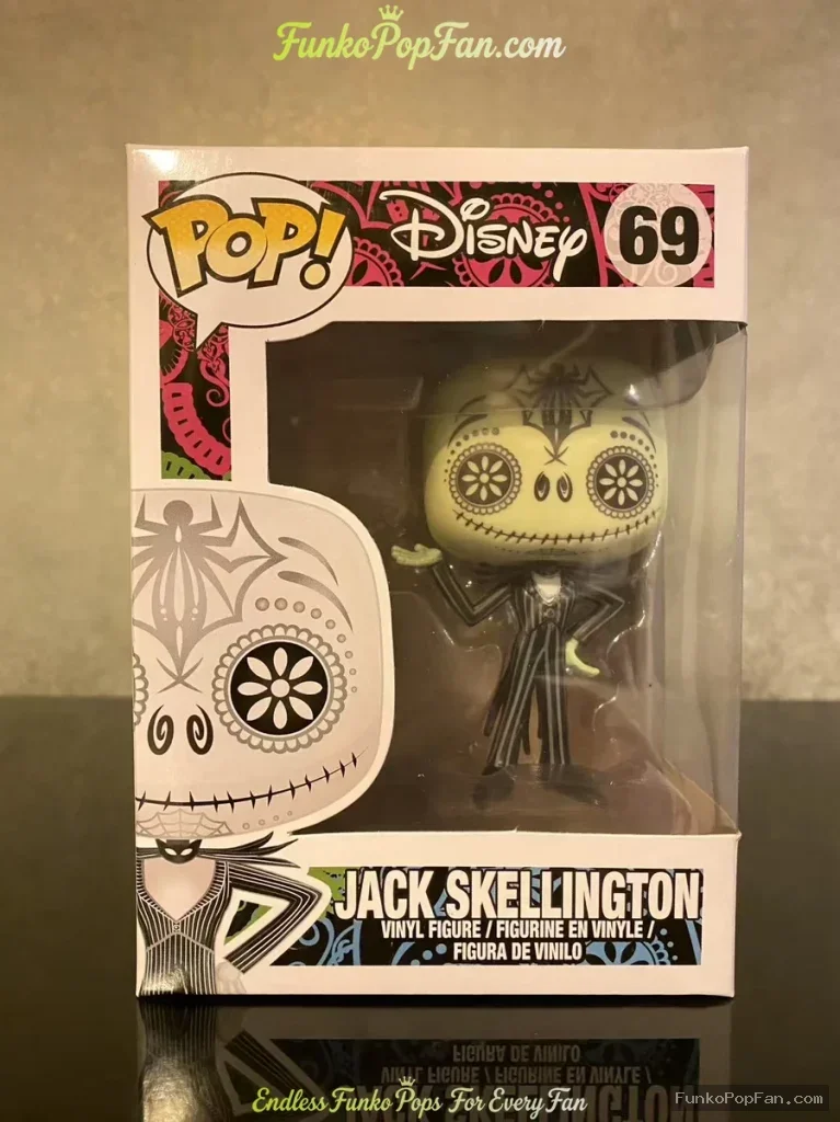 Funko Pop! Disney Jack Skellington #69 Vinyl Figure Bobblehead Vaulted Collectible With Protector - Funko Pop Figure