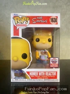 Funko Pop Television The Simpsons #1630 Homer with Reactor (Funkon London Limited Edition) Vinyl Fig - Funko Pop Figure