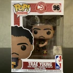 Funko Pop! NBA #96 Trae Young (Atlanta Hawks) Vinyl Figure Bobblehead Vaulted Collectible With Prote - Funko Pop Figure