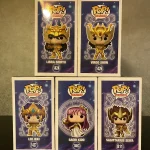 Bundle Funko Pop Animation Saint Seiya #1424 Libra Shiryu / #1426 Virgo Shun / #1427 Leo Ikki / #146 - Funko Pop Figure
