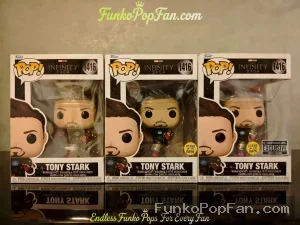 Bundle Funko Pop! Marvel Infinity Saga #1416 Tony Stark (Exclusive) Vinyl Figure Bobblehead Vaulted  - Funko Pop Figure
