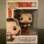 Funko Pop! WWE Shinsuke Nakamura #45 Vinyl Figure Bobblehead Vaulted Collectible With Protector - Funko Pop Figure