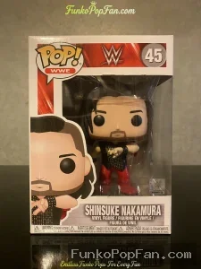 Funko Pop! WWE Shinsuke Nakamura #45 Vinyl Figure Bobblehead Vaulted Collectible With Protector - Funko Pop Figure
