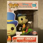 Funko Pop! Disney Classics Jiminy Cricket #1228 Vinyl Figure Bobblehead Vaulted Collectible With Pro - Funko Pop Figure