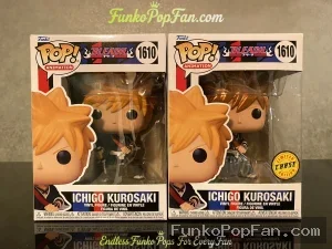 Bundle Funko Pop! Animation Bleach #1610 Ichigo Kurosaki (Chase + Common) Vinyl Figure Bobblehead Va - Funko Pop Figure