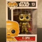 Funko Pop! Star Wars #13 C-3PO Vinyl Figure Bobblehead Vaulted Collectible With Protector - Funko Pop Figure