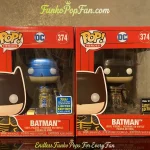 Bundle Funko Pop! DC Heroes #374 X2 Batman (Black and Blue Imperial Funko Shop Exclusive Limited Edi - Funko Pop Figure