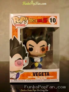 Funko Pop! Animation Dragon Ball Z #10 Vegeta Vinyl Figure Bobblehead Vaulted Collectible With Prote - Funko Pop Figure
