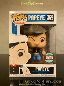 Funko Pop! Animation Specialty Series #369 Popeye (Specialty Series) Vinyl Figure Bobblehead Vaulted - Funko Pop Figure