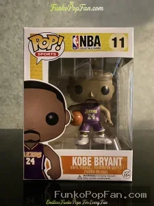 Funko Pop! NBA #11 Kobe Bryant (Purple Jersey, Los Angeles Lakers) Vinyl Figure Bobblehead Vaulted C - Funko Pop Figure