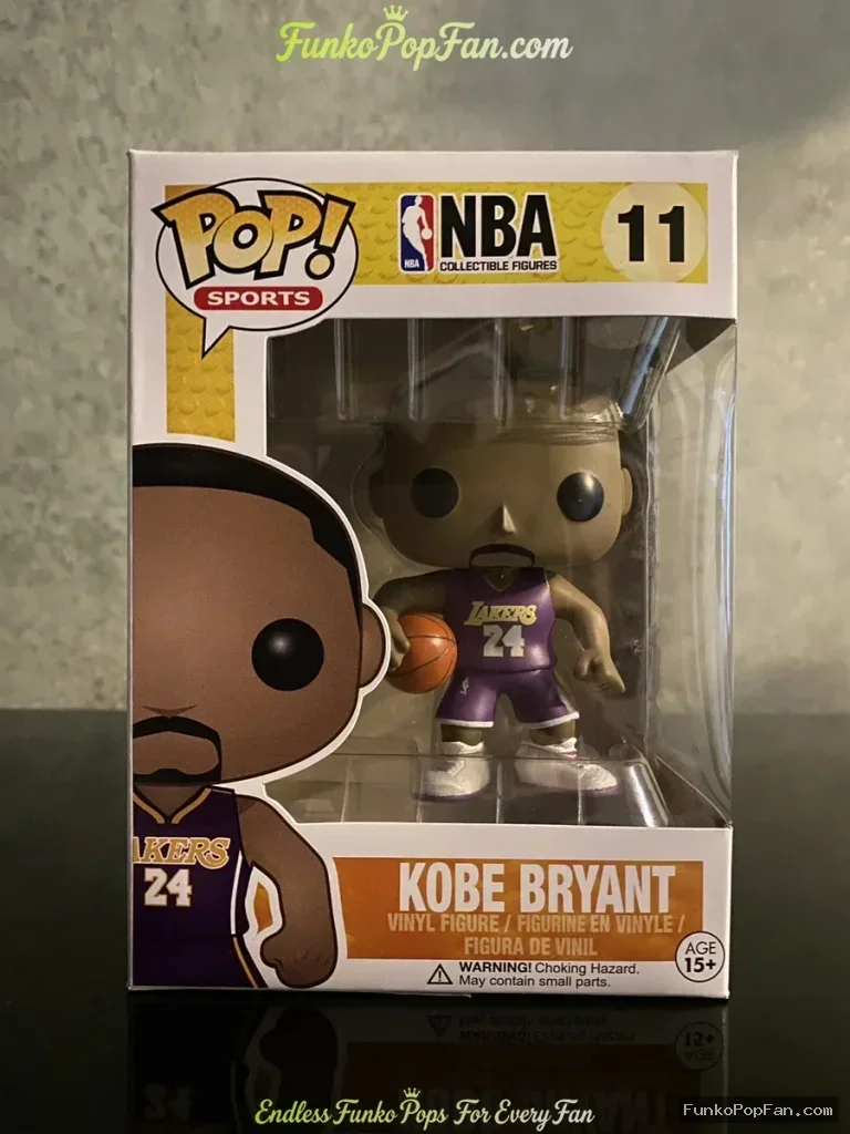 Funko Pop! NBA #11 Kobe Bryant (Purple Jersey, Los Angeles Lakers) Vinyl Figure Bobblehead Vaulted C - Funko Pop Figure