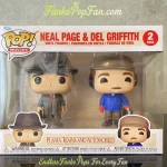 Funko Pop! Movies Planes Trains and Automobiles #105/106 Neal Page / Del Griffith Vinyl Figure Bobbl - Funko Pop Figure