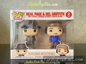 Funko Pop! Movies Planes Trains and Automobiles #105/106 Neal Page / Del Griffith Vinyl Figure Bobbl - Funko Pop Figure