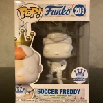 Funko Pop Sports #203 Soccer Freddy (Exclusive) Vinyl Figure Bobblehead Vaulted Collectible With Pro - Funko Pop Figure