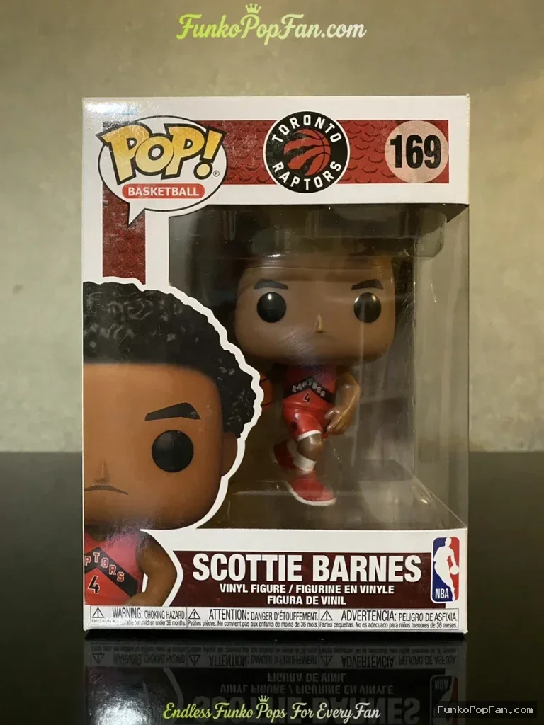 Funko Pop! Basketball NBA #169 Scottie Barnes Vinyl Figure Bobblehead Vaulted Collectible With Prote - Funko Pop Figure