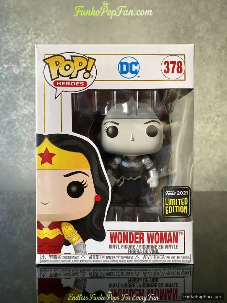 Funko Pop! DC Heroes #378 Wonder Woman (Limited Edition 2021) Vinyl Figure Bobblehead Vaulted Collec - Funko Pop Figure