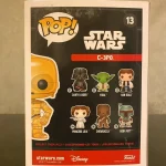 Funko Pop! Star Wars #13 C-3PO Vinyl Figure Bobblehead Vaulted Collectible With Protector - Funko Pop Figure