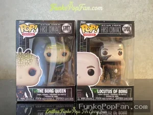 Bundle unko Pop Movies Star Trek First Contact #1707 The Borg Queen / #1708 Locutus of Borg Vinyl Fi - Funko Pop Figure