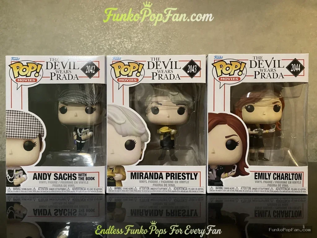 Bundle Funko Pop! Movies The Devil Wears Prada #2042/#2043/#2044 Andy Sachs/Miranda Priestly/Emily C - Funko Pop Figure