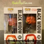 Bundle Funko Pop! Marvel Avengers #295 Black Widow / Civil War #132 Black Widow Vinyl Figure Bobbleh - Funko Pop Figure