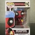 Funko Pop Marvel #114 Deadpool (Shower Cap & Ducky Target Exclusive) Vinyl Figure Bobblehead Vaulted - Funko Pop Figure