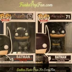 Funko Pop DC Heroes #52 Batman / #71 Batman Vinyl Figure Bobblehead Vaulted Collectible With Protect - Funko Pop Figure